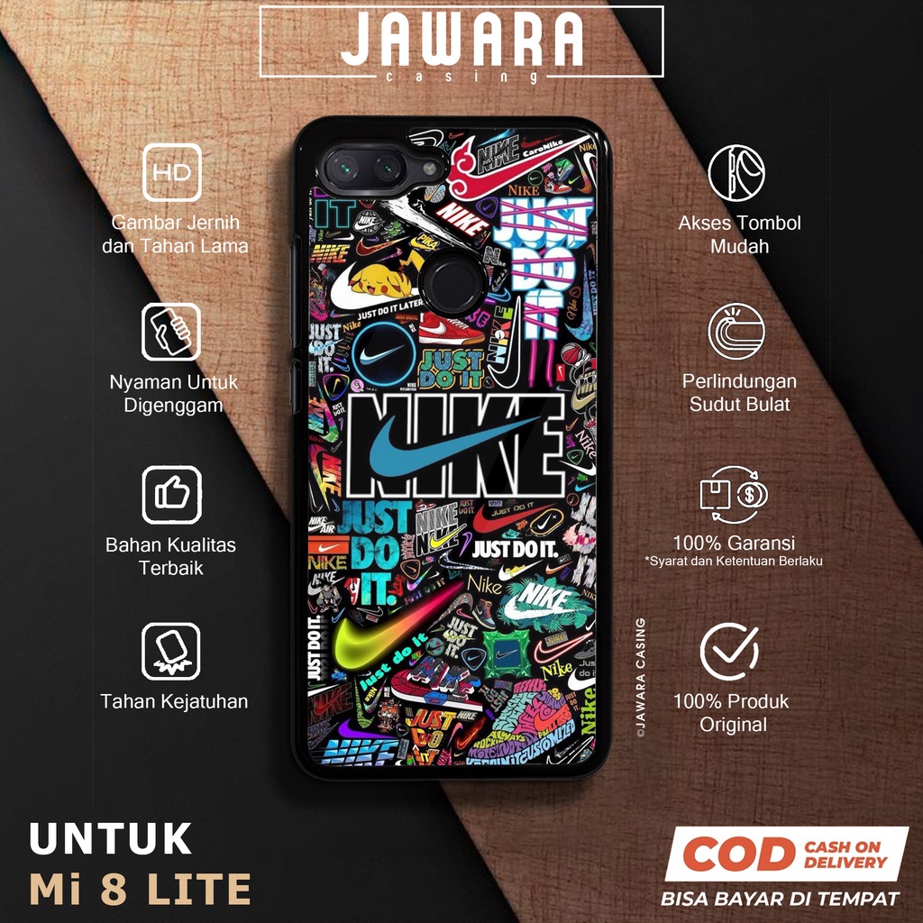 MAKMUR - Case Mi 8 Lite Casing Mi 8 Lite Jawara Casing [SHS1] Case Glossy Case Aesthetic Custom Case