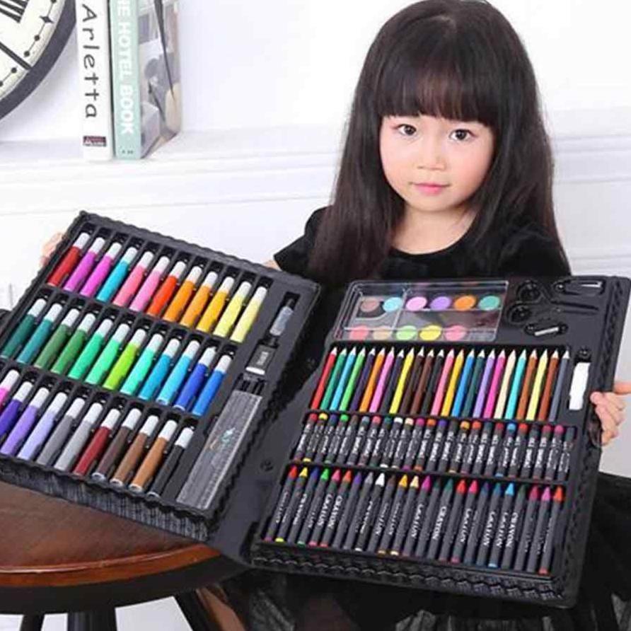 

Model Baru (VCM) Crayon Set Mewarnai Melukis Pensil Menggambar 150 Pcs / Alat Tulis Anak DFE$
