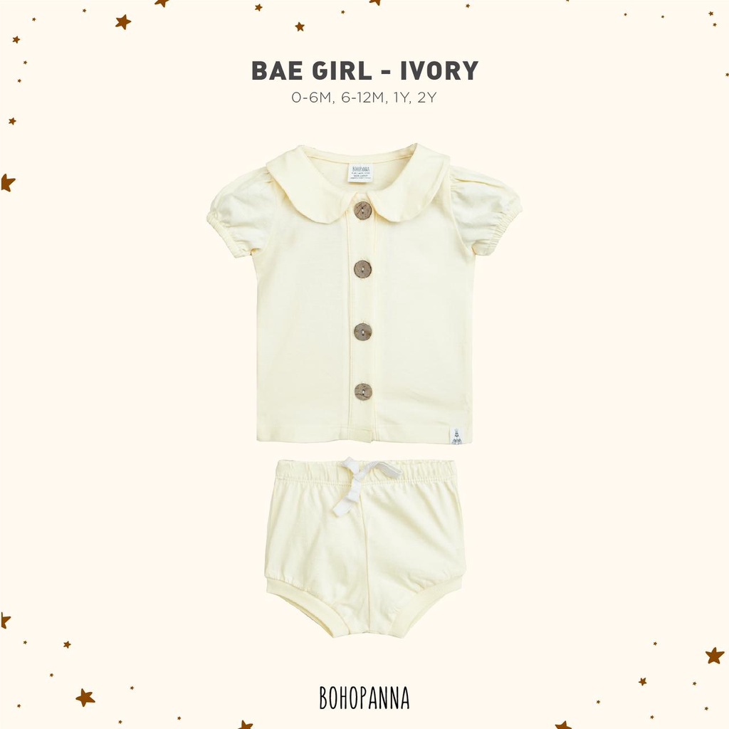 Baju Bayi Setelan Anak Perempuan Newborn 0 6 Bulan 1-2 Tahun Bohopanna Bae Girl