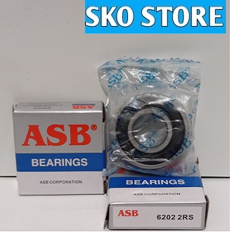 Bearing 6202 2RS (ASB) 1 Biji/Pcs /Laker 6202 2RS  (ASB)