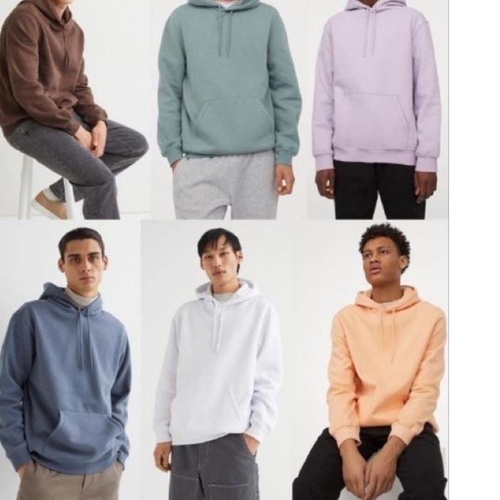 ☆ JAKET PULLOVER BASIC HOODIE SWEATER  HODIE COLOUR REJECT ORIGINAL ♪