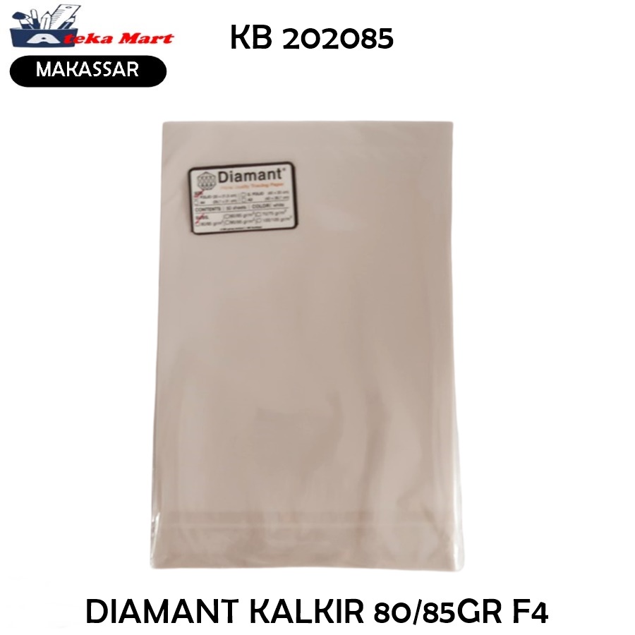 

[1PAK/50LEMBAR] DIAMANT KALKIR 80/85GR F4 KERTAS