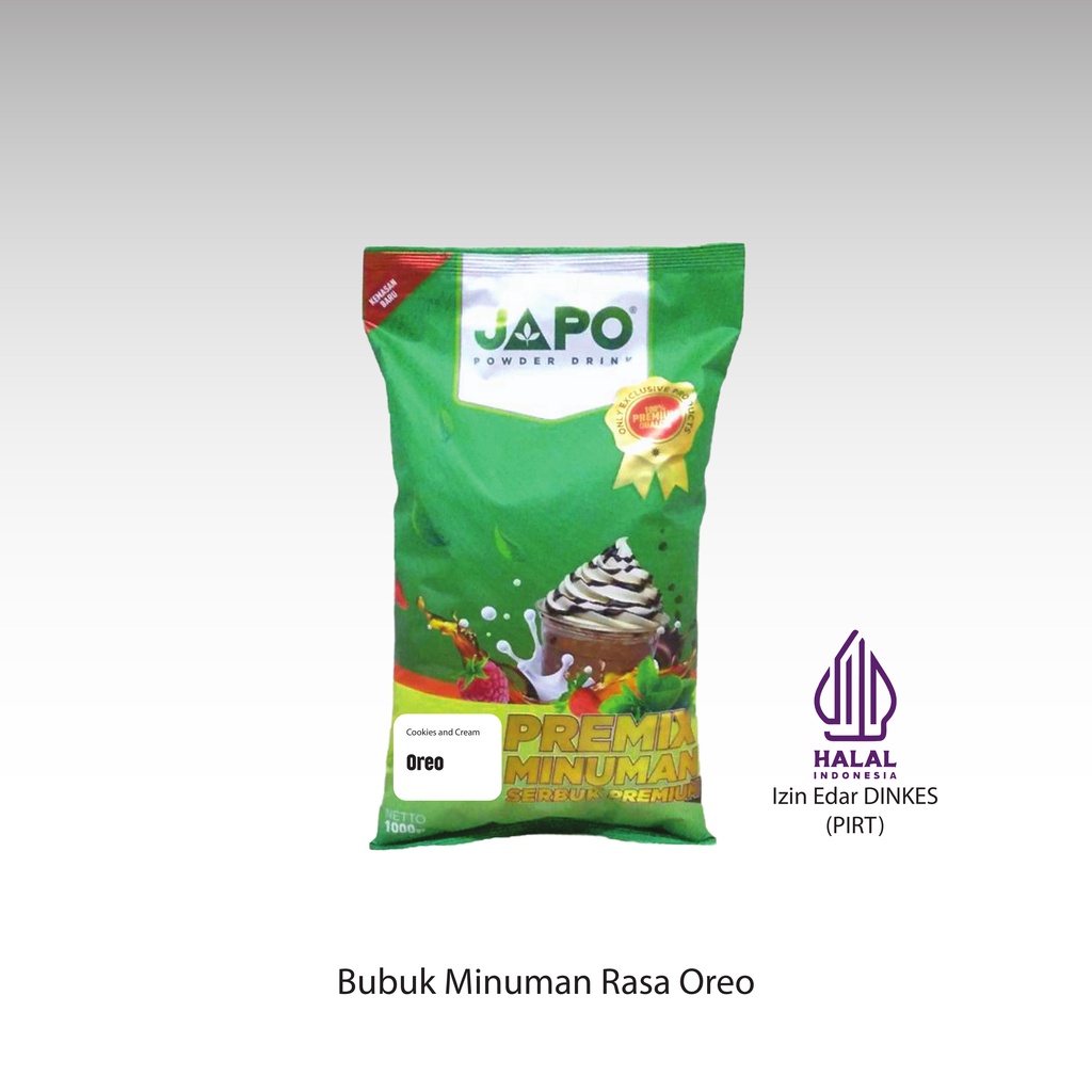 

JAPO Bubuk Minuman Black Cookies 1 Kg