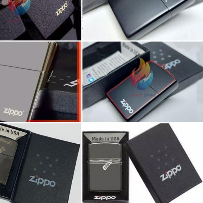► ZIPPO BLACK GRADE ORI EKSLUSIF - INCLUDE BOX EKSLUSIF ❊