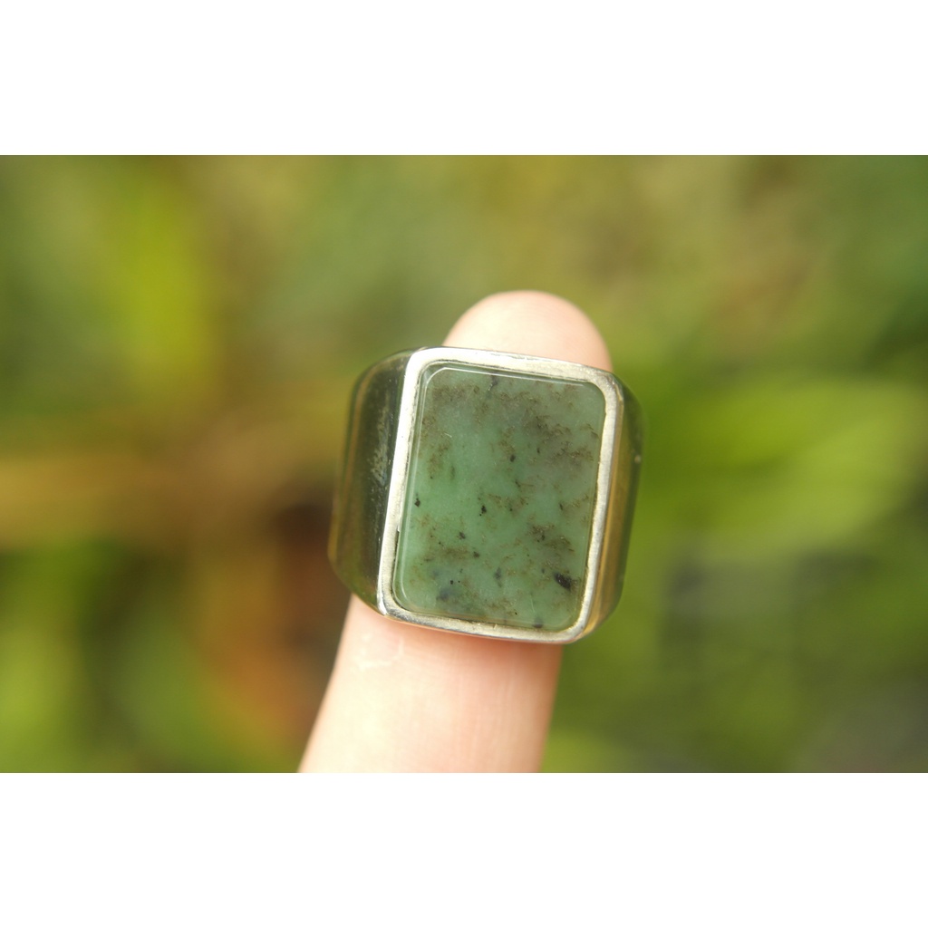 Natural Giok Aceh Ring 8 Kode 177