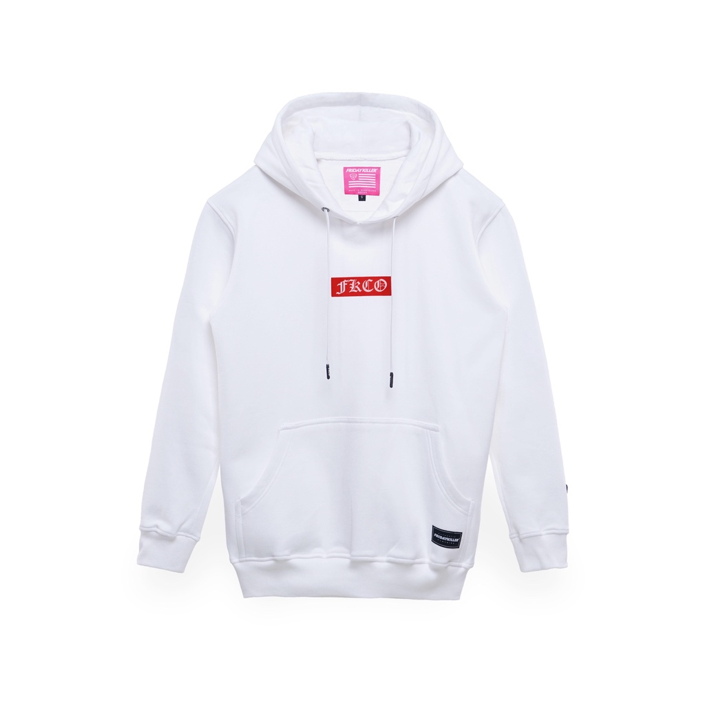 JAKET FRIDAY KILLER | OLDBOX WHITE HOODIE