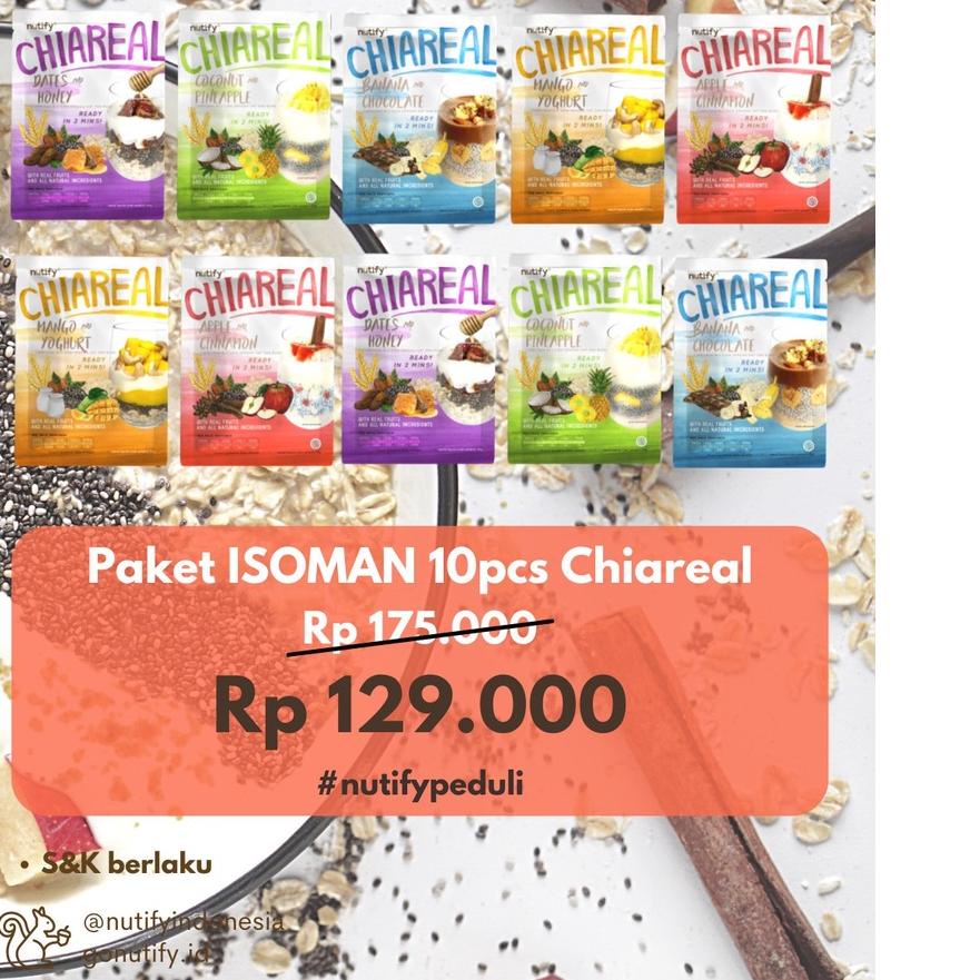 

♥ Paket Isoman Nutify Chiareal isi 10 ✥