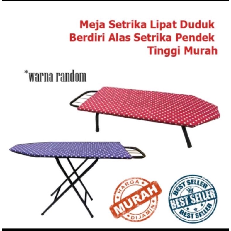 meja setrika berdiri dan duduk