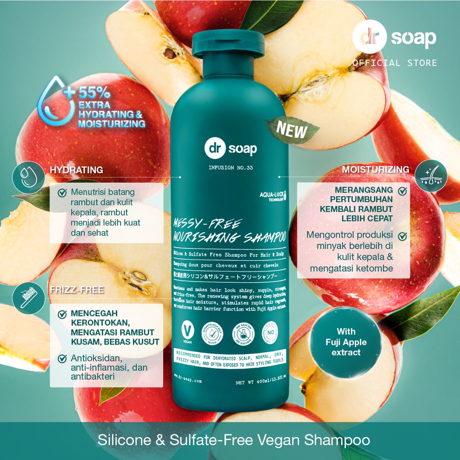 DR SOAP MESSY-FREE NOURISHING SHAMPO INFUSION NO.3 400ML