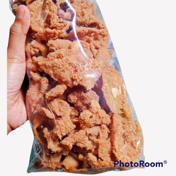

♫ kulit ayam crispy 500gr original/pedas ℮
