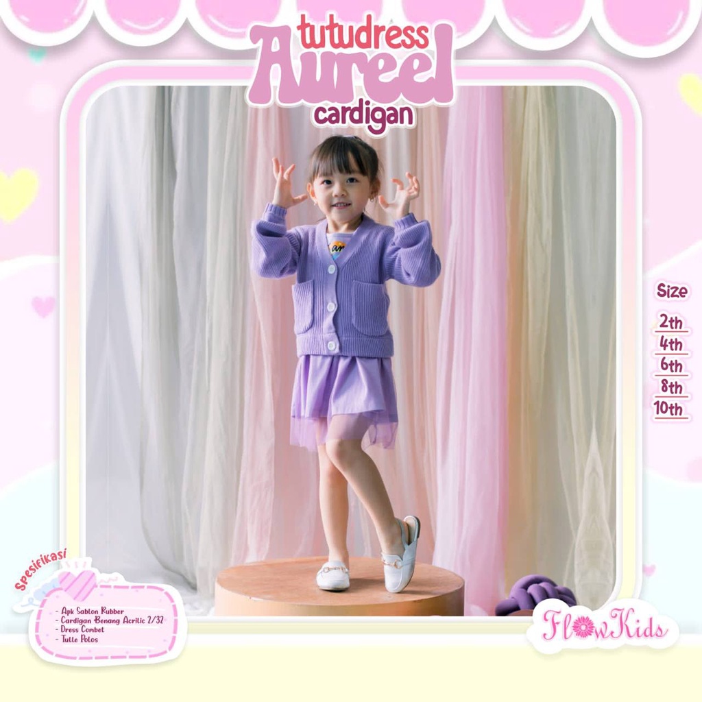 Tutudress Aureell Cardigan by Flowkids