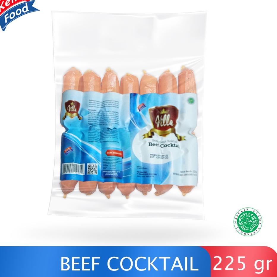 

⚡TOK SIAP 【COD Villa Sosis Sapi - Beef Cocktail 225 gr