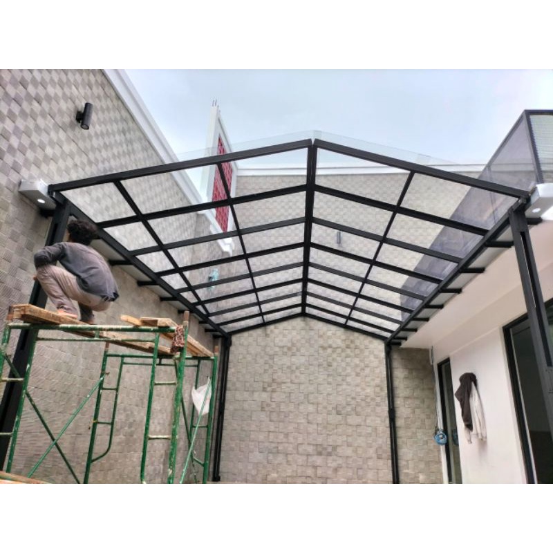 kanopi bajaringan atap solartuff 1.2mm