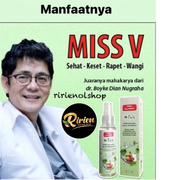 12.12 SALE Wish Intimate Spray Manjakani Dokter Boyke 100 ml Semprotan Perawatan Kewanitaan Rapet Me