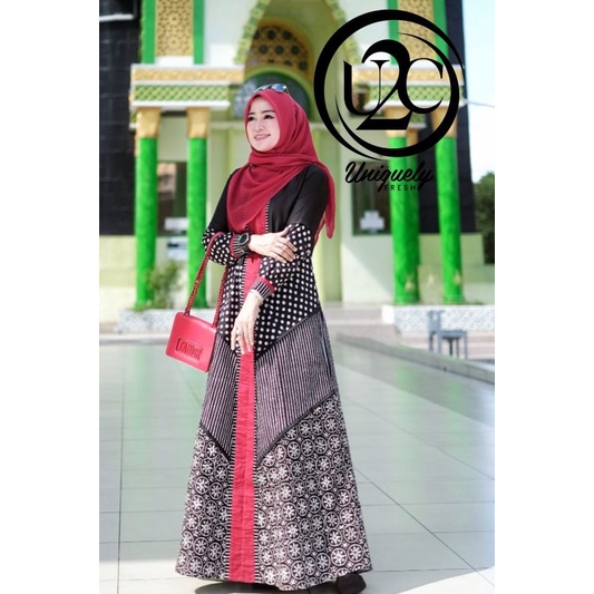 gamis batik maharani u2c