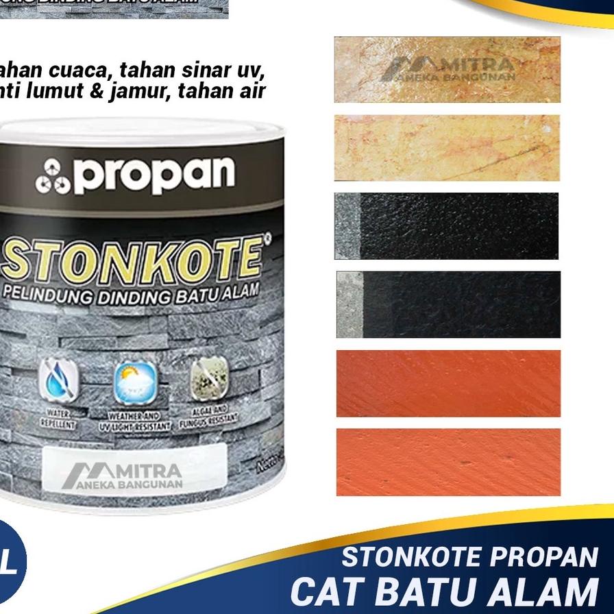✩ CAT PELINDUNG BATU ALAM STONKOTE / STONEKOTE / STONKOTE PROPAN / STONEKOTE / COATING PERNIS BATU ❋