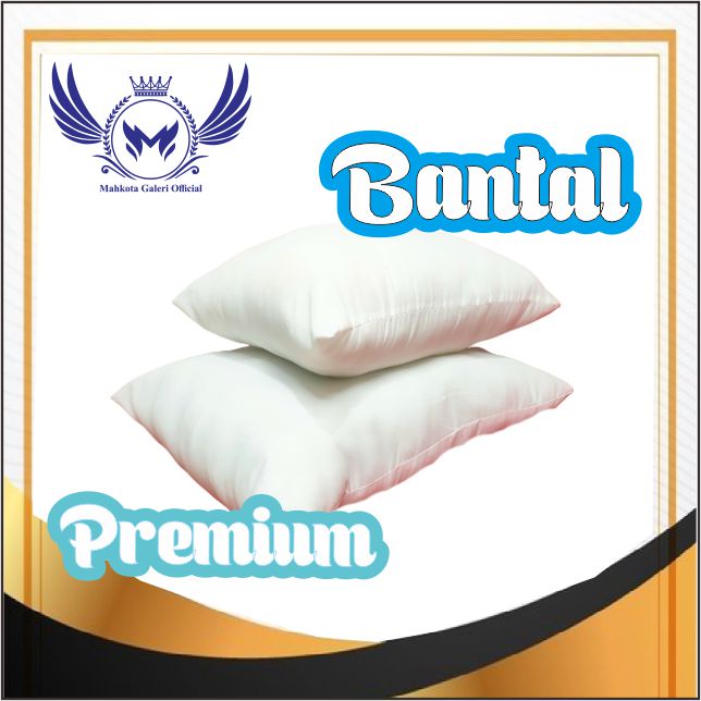 DISKON EDIAAANNN Bantal Tidur Empuk Dakron / isian silikon grade A / putih bersih