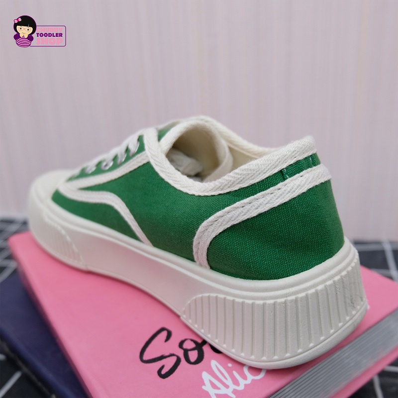 GLORYKIDZ SH2261 Sepatu Kets Sport Kanvas Kasual Penambah Tinggi Badan Sol 4cm Anak Usia 10 Tahun sd Dewasa Size 35-40