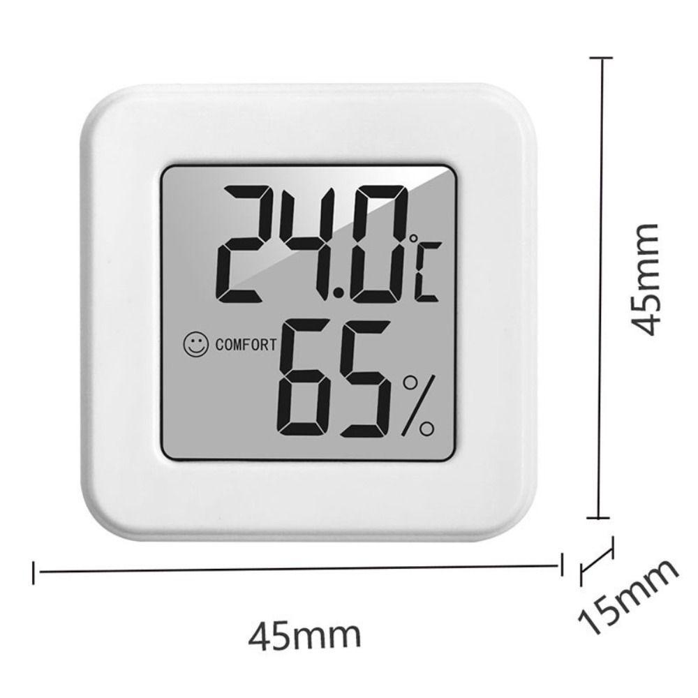 Nickolas1 Hygrometer Ruangan Wireless Mini LCD Pengatur Suhu Sensor Suhu Termometer Elektronik Hygrometer Termometer Hygrometer