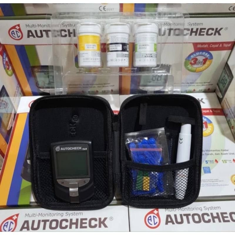 Alat AUTOCHECK GCU 3 in 1 ( Gula, Kolesterol, Asam Urat )