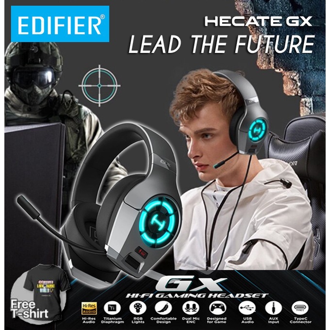 Headset Gaming EDIFIER Hecate GX High-fidelity