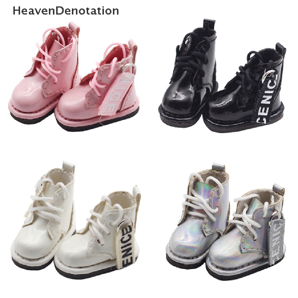 [HeavenDenotation] 1pasang Ob11 DOD 1per12 Bjd Boneka Fashion Boots Sepatu Untuk Body9, GSC, YMY, Obitsu11, molly Doll Sepatu Kulit PU Aksesoris Boneka HDV