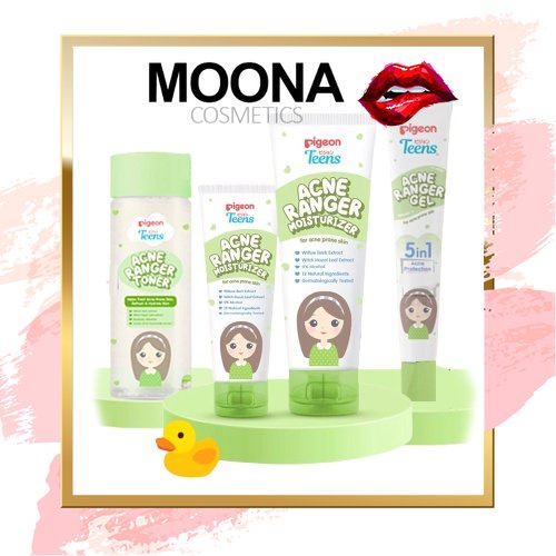 Pigeon Teens Acne Ranger Series Lembabkan Wajah | Tuntaskan Jerawat