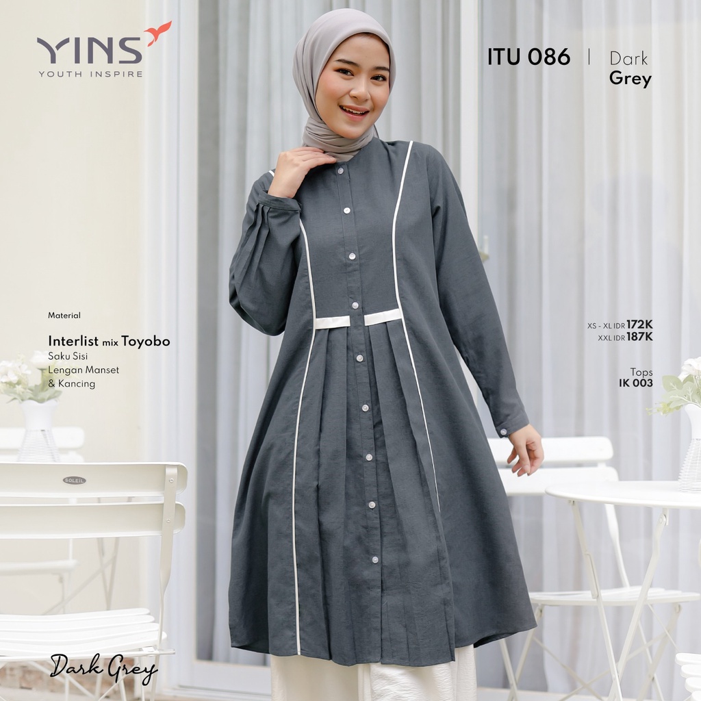 INSPIRE TUNIK ITU 86 BAHAN INTERLIST MIX TOYOBO TERBARU CASUAL STYLE BISA COD