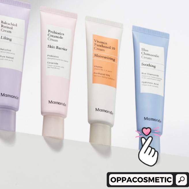 ➥ Mamonde Probiotics Ceramide Cream 20ml | Bakuchiol Retinol Cream 20ml | Blue Chamomile Cream 20ml 
