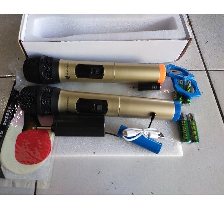 Bisa Cod - MIC WERLES TANPA KABEL DOBEL MERK HOMIC TYPE HM306 HM 306 HM-306 - Terbaru 