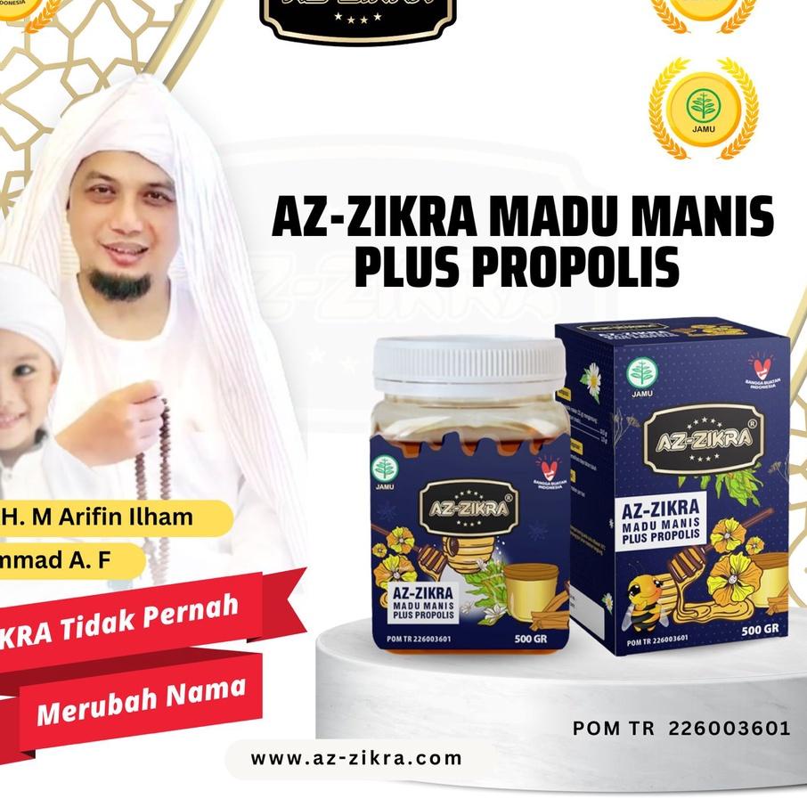 

☇ Azzikra Hutan Super / Azzikra Manis plus propolis 500gr Asli ➲