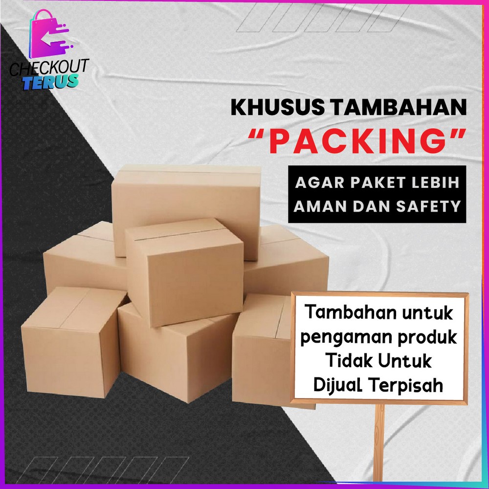 CT Tambahan packing Kardus agar paket lebih aman dan safety