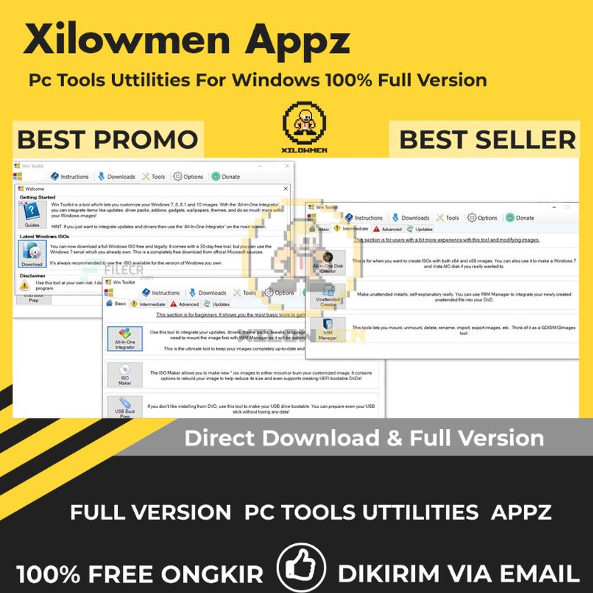 [Full Version] Win Toolkit Pro PC Tools Software Utilities Lifetime Win OS