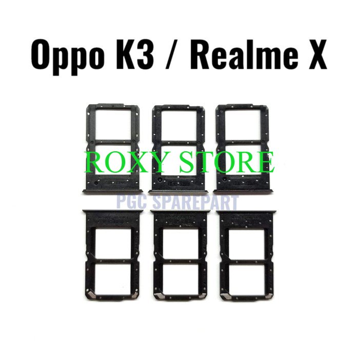Original Simtray Oppo K3 - Realme X - Tempat Simlock Simcard Sim Lock Original