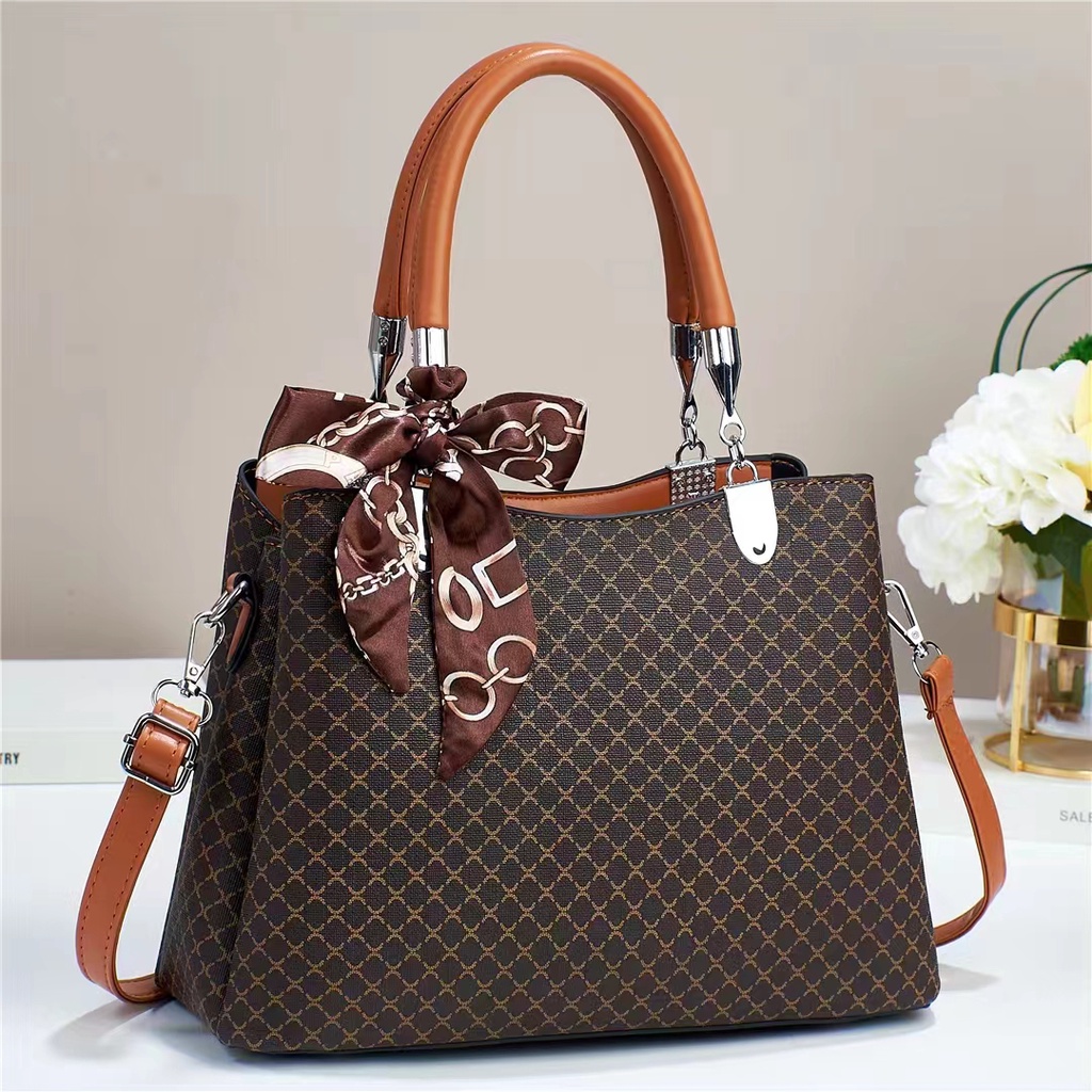 TASHAPPY BQ3594 Tas  HANDBAG Motif Wanita Fashion Stylish Free Talpan + Syal model korea supplier tas import LT2222