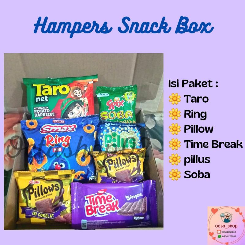 

Paket Hampers Snack ulang tahun Kemasan Box