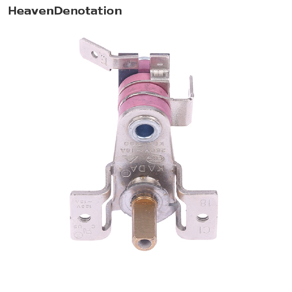 [HeavenDenotation] Ac250v/16a Temperature Switch Heag Thermostat KDT-200 Untuk Oven Setrika Listrik HDV