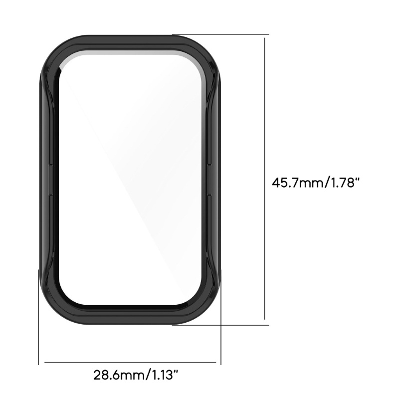 Btsg Untuk Watch3 Full Edge-Screen Protector Case Watch Bumper-Shell Penutup PC Tahan Debu