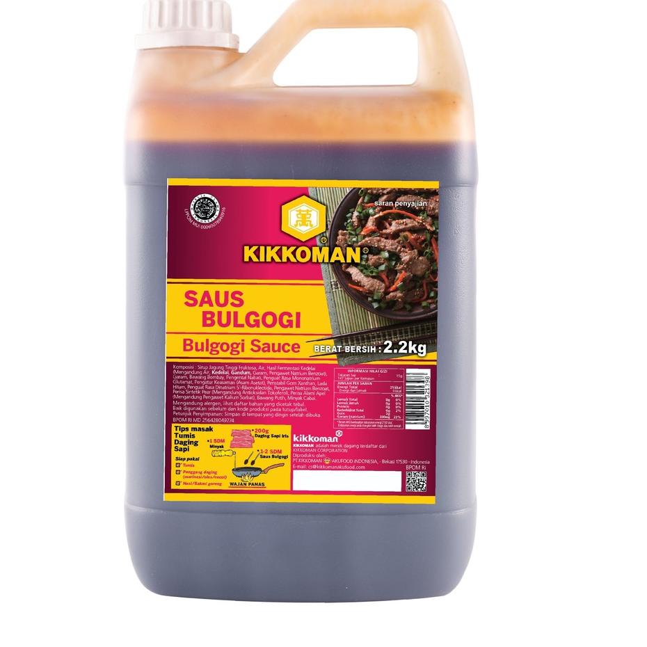 

☞ KIKKOMAN saus Bulgogi Halal jerigen 2L ❃