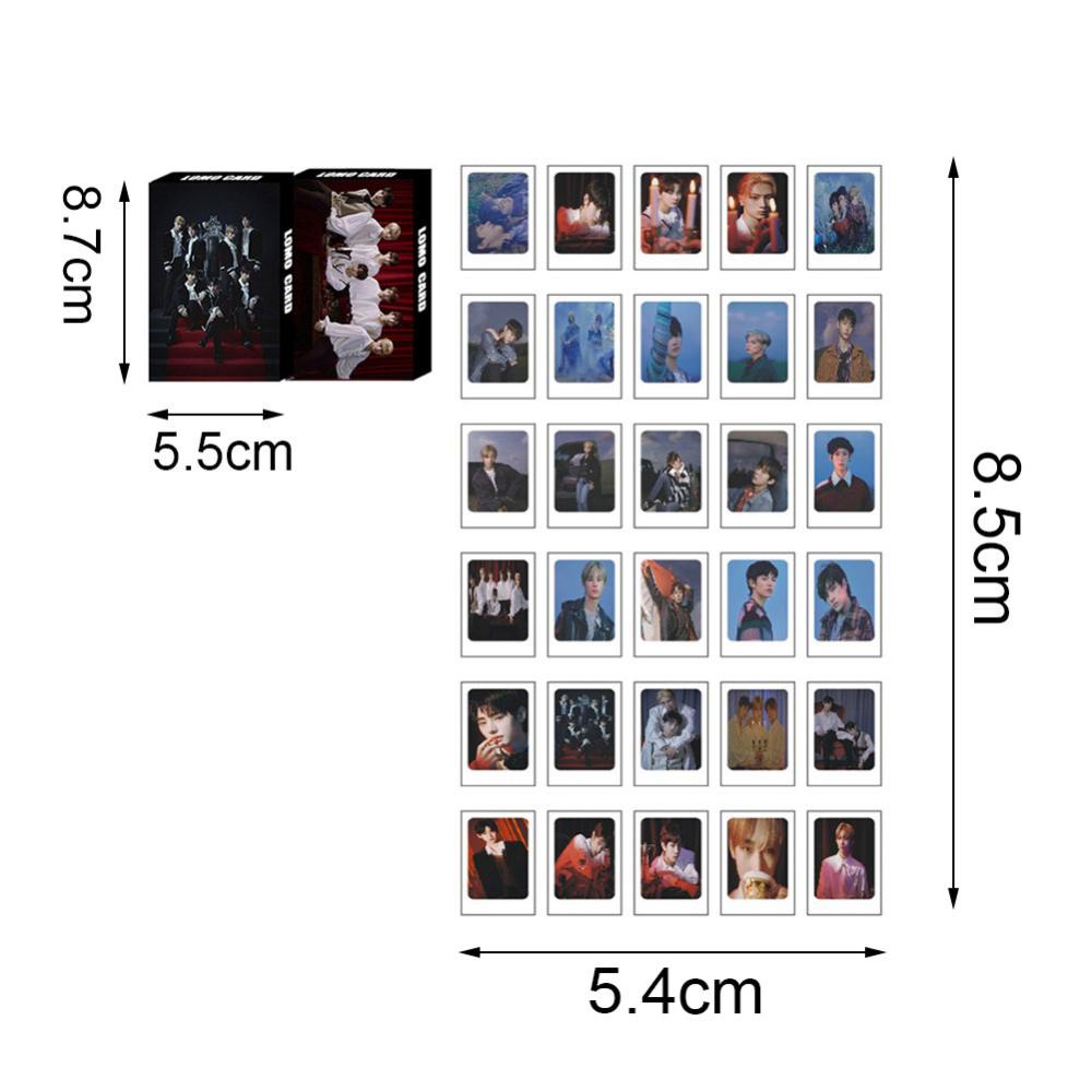 Timekey 30PCS NCT/GOT7/TWICE/ENHYPEN Album LOMO Card Fans Support Gift Hadiah Kolektif Foto Polaroid L8Y8
