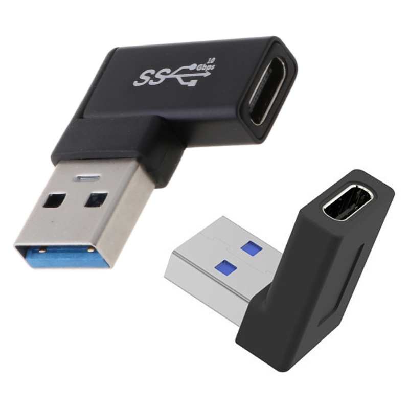 Vivi90° Sudut Kanan Usb3 0 Konverter Tipe C Female to Male Adapter USB-C Untuk Untuk Untuk Smart Phone Konektor Portable