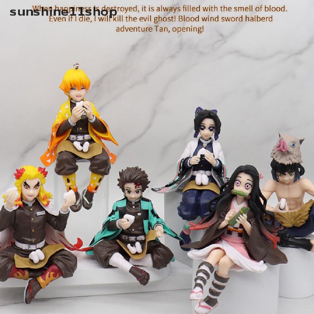 Sho 1Pc Anime Demon Slayer Figure Kimetsu no Yaiba Kamado PVC Figure Mainan N