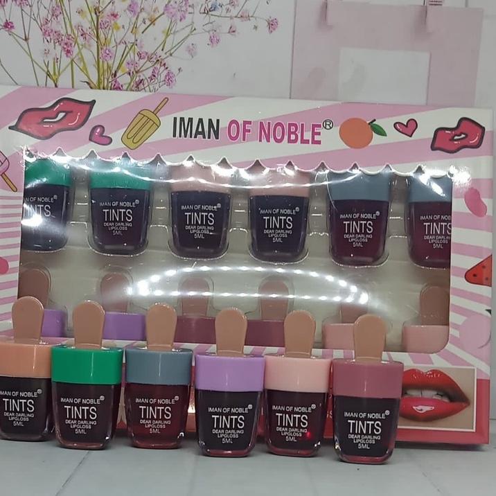☋ [LUSINAN] Liptint IMAN NOBLE Botol Ice Cream / SASIMI CANDY ➽