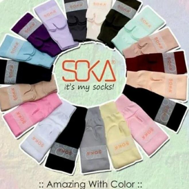 ♚ [KaosKakiMuslim] 1 lusin - Kaos Kaki Soka - jempol ✳