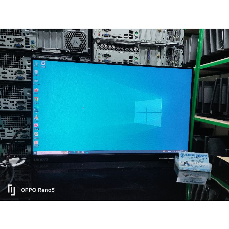 MONITOR LENOVO FREMLIS 75HZ 24 INCH TANPA KAKI BISA PASANG BREKET