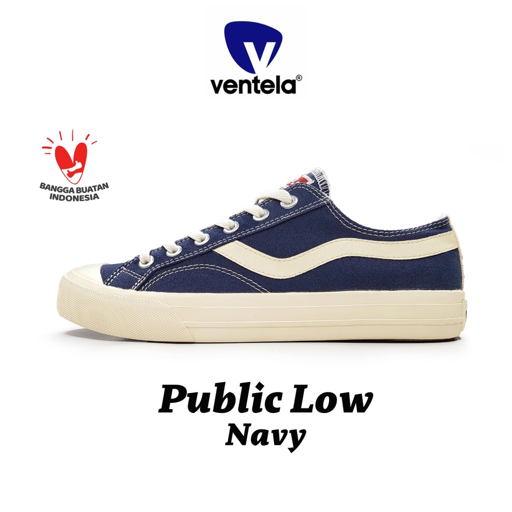 Ventela Public Low Navy [READY STOCK]