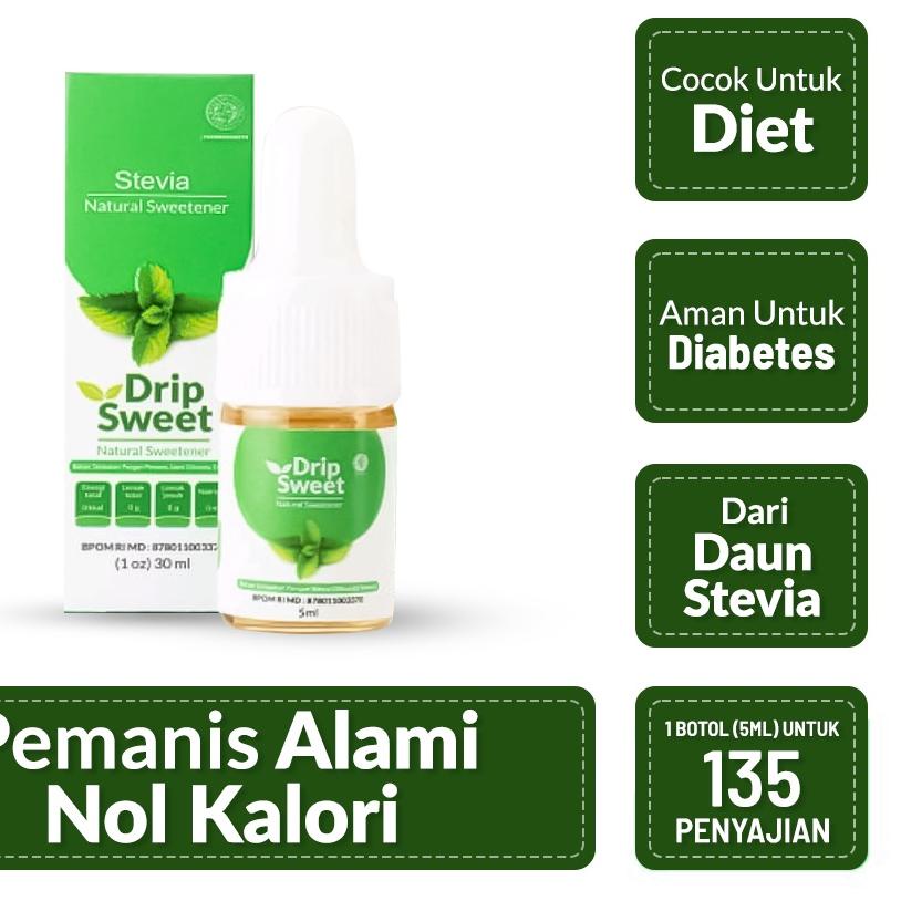 

➧ Drip Sweet 5ml Stevia Cair ✴