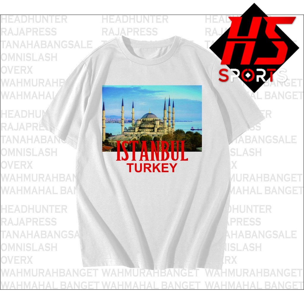 KAOS HAGIA SOPHIA ISTANBUL - BAJU TURKEY - OLEH OLEH BAJU TURKI TURKEY