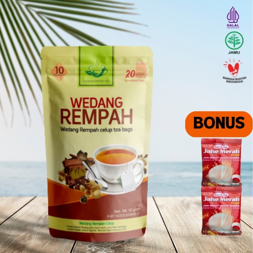 

teh celup Wedang Rempah Alami Dari Bahan Bahan Rempah asli Indonesia untuk Menjaga Daya Tahan Tubuh isi 20 Kantung Teh Celup HALAL dan Sudah