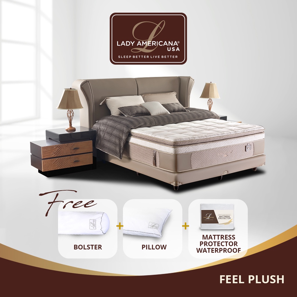 Kasur Springbed Lady Americana Hereditary ( Full Set Missouri )